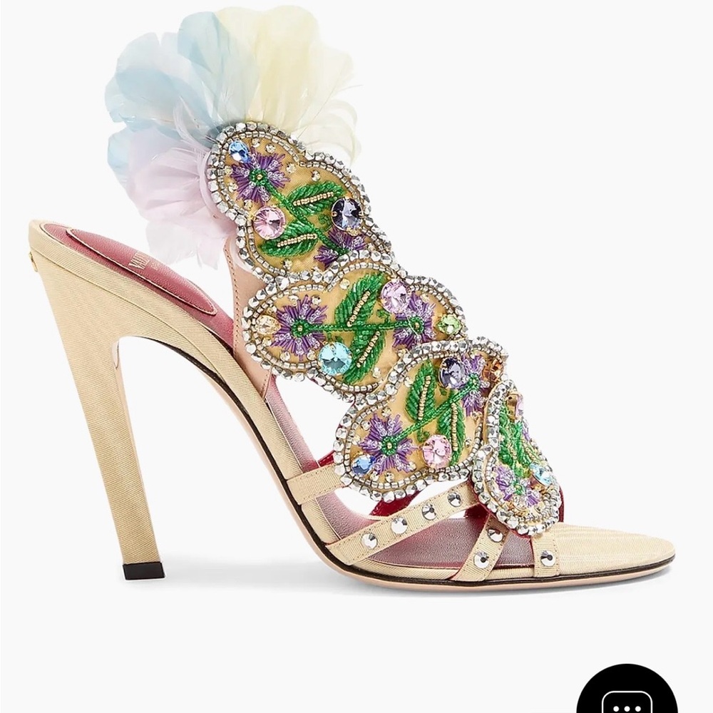 Valentino Garavani Multicolor Embellished Heels